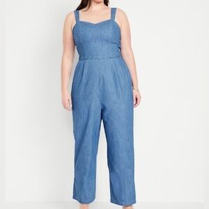 Old Navy Retro Style Denim Jumpsuit